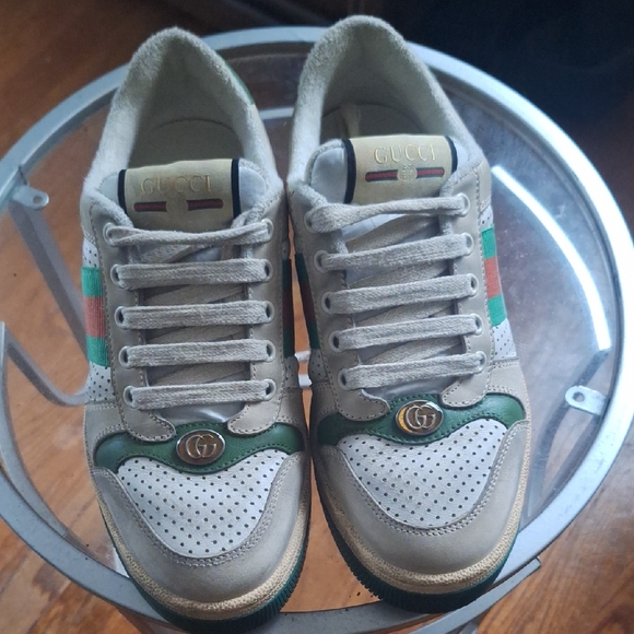Gucci Screener Sneaks Size 37 - Picture 1 of 3